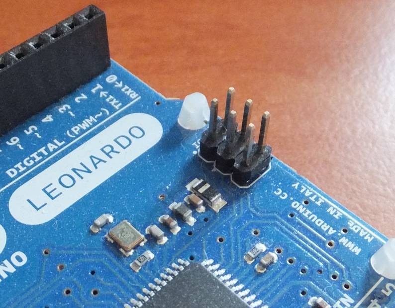 Arduino Leonardo の ICSP ピン